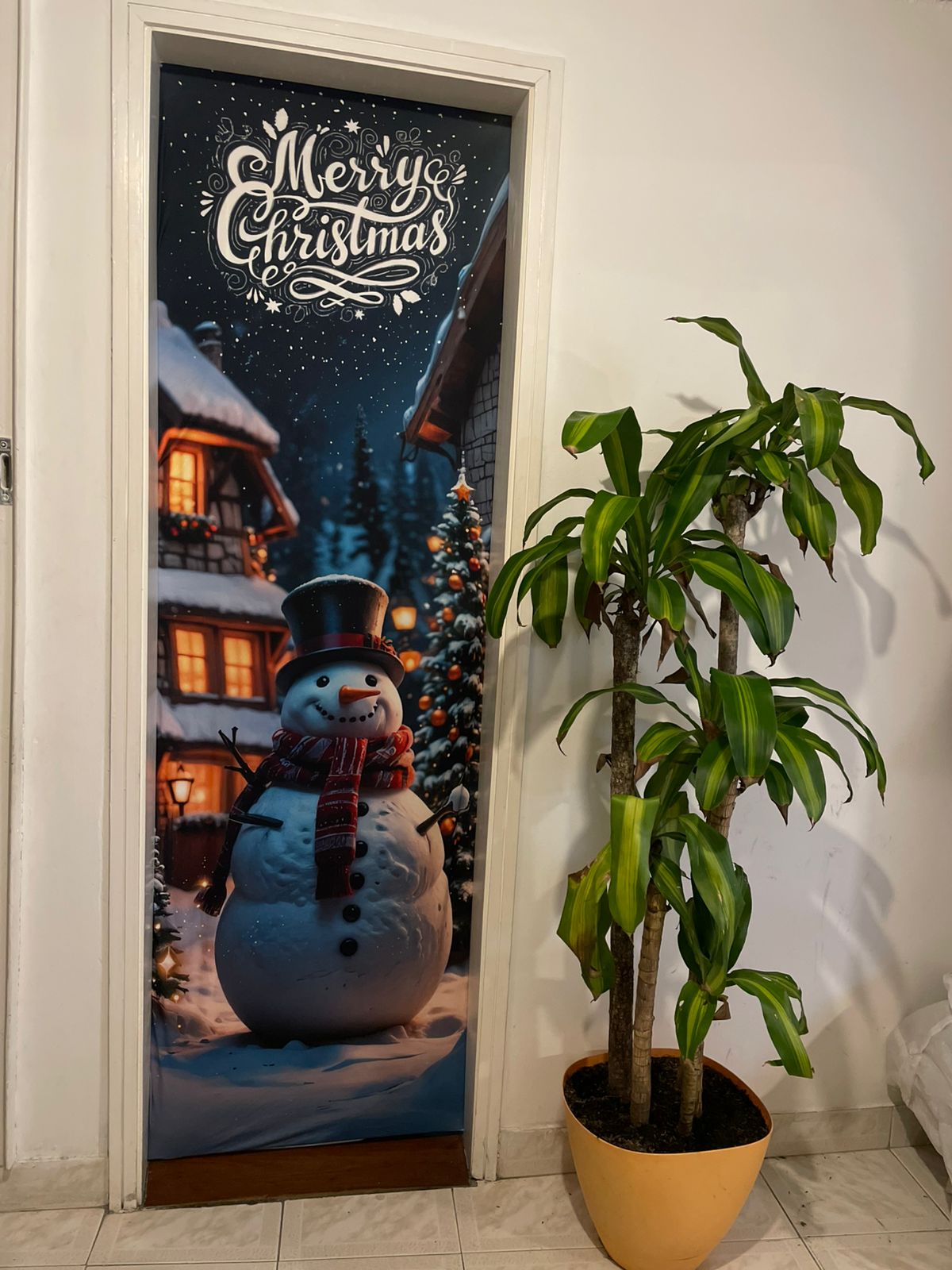 FORRO NAVIDEÑO PARA PUERTA