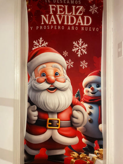 FORRO NAVIDEÑO PARA PUERTA