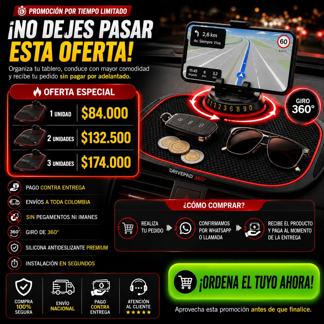 PANEL DE CONTROL 360 🚗