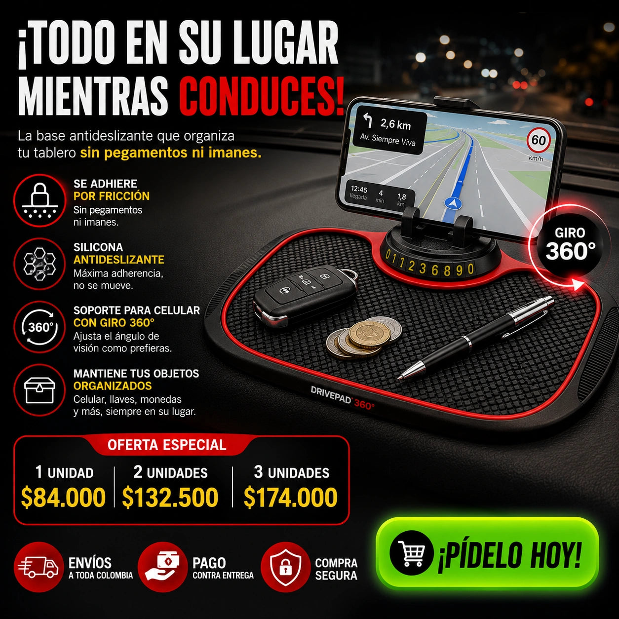 PANEL DE CONTROL 360 🚗