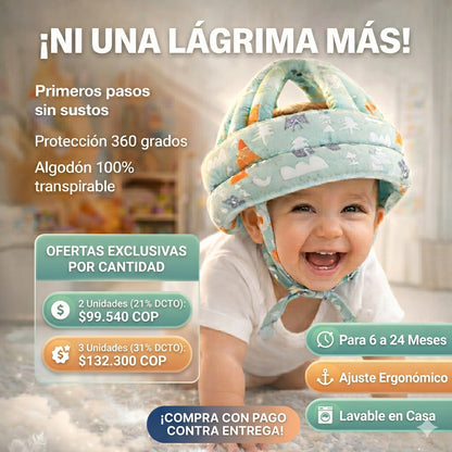 CASCO DE PROTECCIÓN PARA BEBÉ